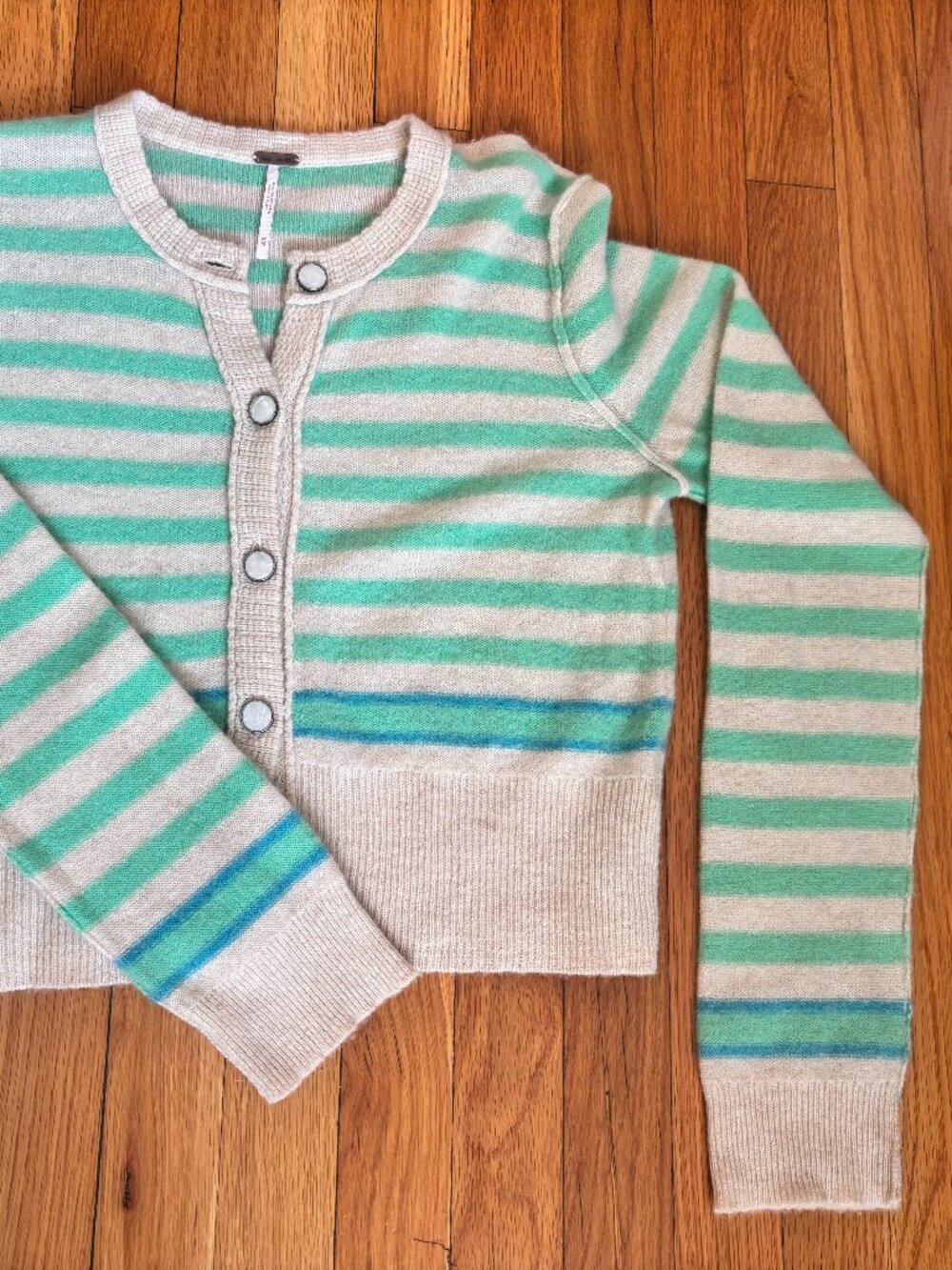 Free People 100% cashmere cardigan